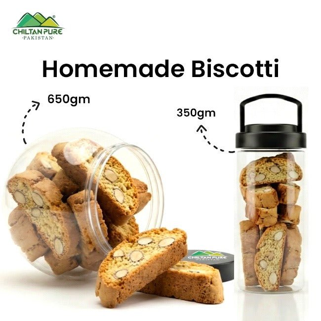 Homemade Biscotti Cookies / Made With Organic Desi Butter, Bakery Biscuit - ChiltanPure
