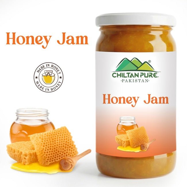 Honey Jam (Made in Honey) / شہد جام / Glass packaging / 630gm - ChiltanPure