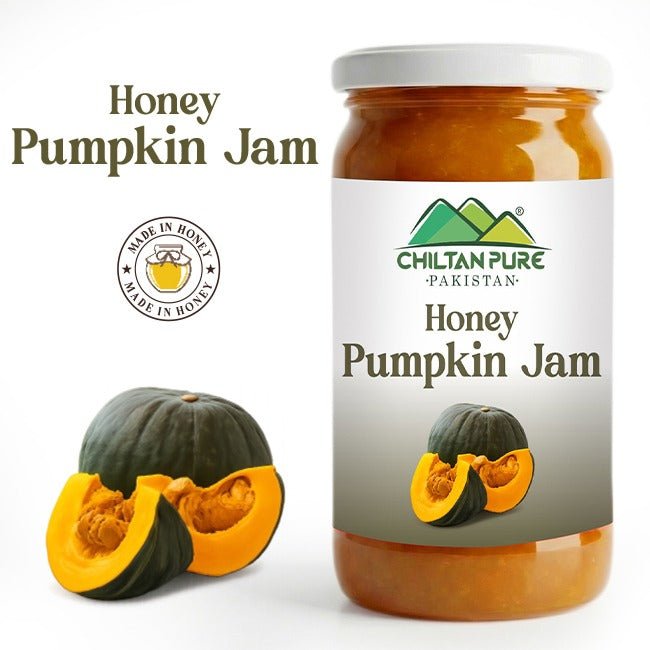 Honey Pumpkin Jam (Made in Honey) / شہد کدو کا جام / Glass packaging / 630gm - ChiltanPure