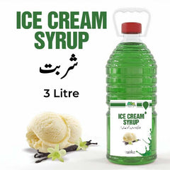 Ice Cream Syrup / Ice Cream Sharbat / 3 Liter Institutional Bulk For HORECA Family, Hotels, Restaurants, Catering, Cafes - ChiltanPure
