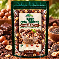 Instant Chia Pudding – chocolate hazelnut – 200g - ChiltanPure