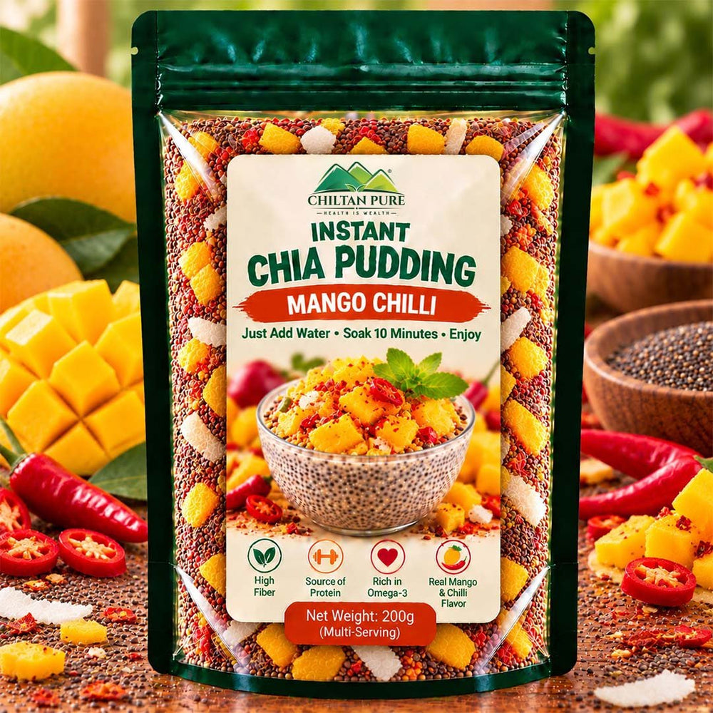 Instant Chia Pudding – Mango Chilli– 200g - ChiltanPure