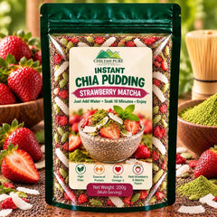 Instant Chia Pudding - Strawberry Matcha - 200g - ChiltanPure