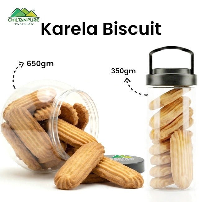 Karela Biscuit Cookies / Made With Organic Desi Butter, Bakery Biscuit - ChiltanPure