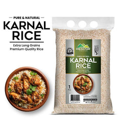 Karnal Rice / (کرنال چاول) / Long Grain Fragrant Premium Quality & Rich Flavor 🌾✨ 1kg - ChiltanPure
