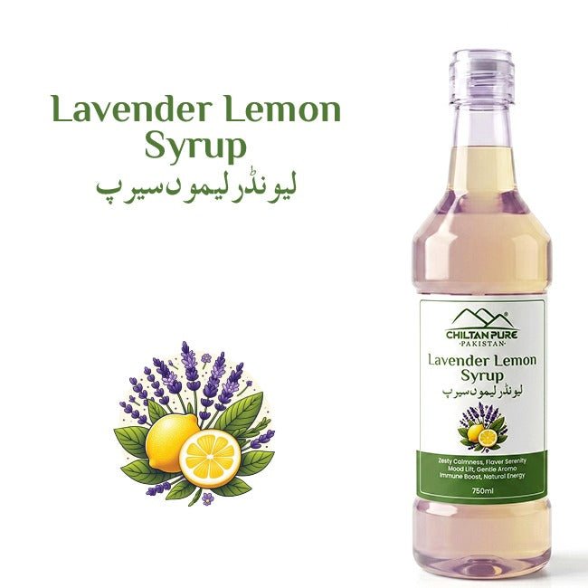 Lavender Lemon Syrup / لیونڈر لیمن سیرپ - ChiltanPure