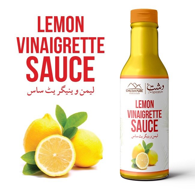 Lemon Vinaigrette Sauce / لیمن وینیگریٹ ساس / Gross Weight 400gm± Approx - ChiltanPure