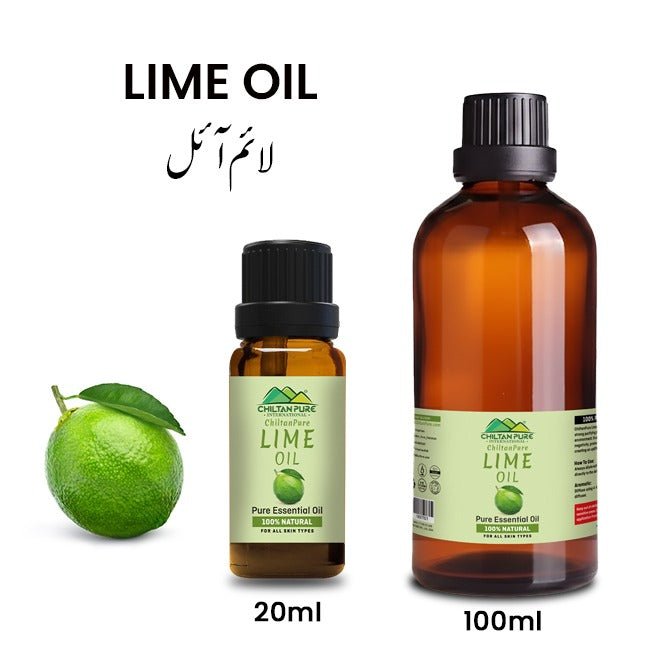 Lime Essential Oil – Natural Antiseptic, Promotes Blood Coagulation, Treats Bacterial Infections & Prevent Signs of Aging - ChiltanPure