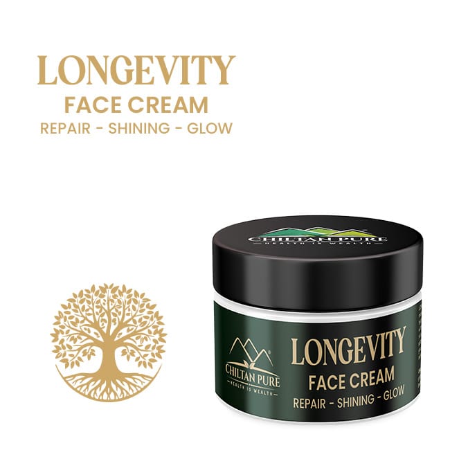 Longevity Face Cream / لونجیویٹی فیس کریم - ChiltanPure