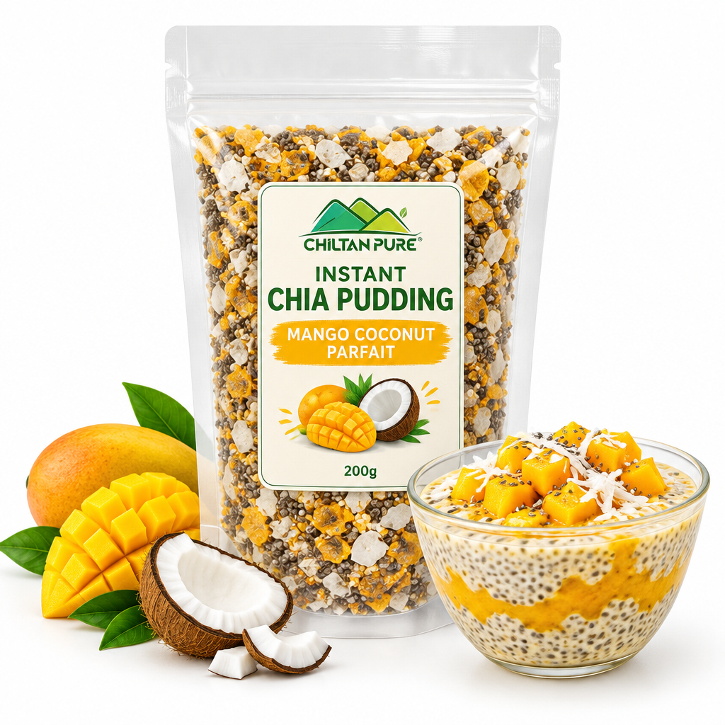 CHILTAN PURE Instant Chia Pudding Mango Coconut Parfait 200g