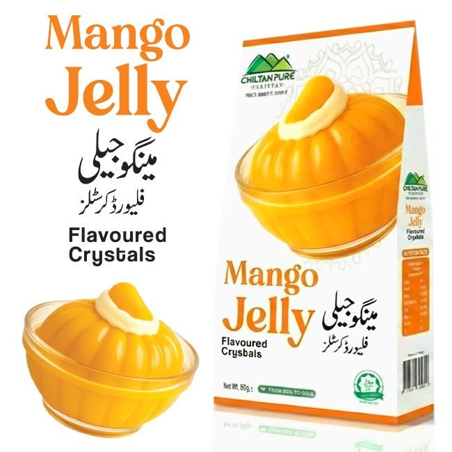 Mango Jelly / Crystal Jelly Mango 80±gm - ChiltanPure