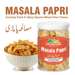 Masala Papri / مصالحہ پاپڑی / Spiced Crispy Wheat Crackers / Gross Weight 400gm± - ChiltanPure