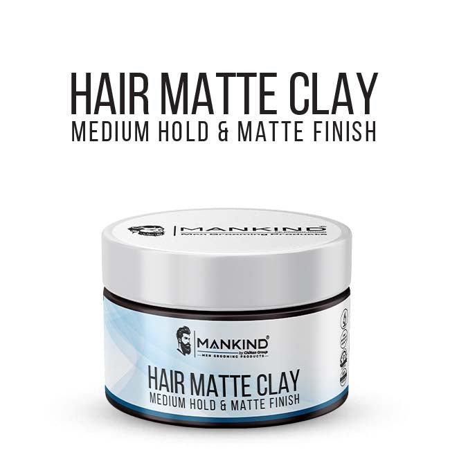 Matte Clay - Medium Hold, Matte Finish, Low Shine & Ideal for Desired Hair Styling - ChiltanPure