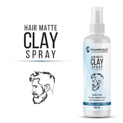 Matte Clay Spray – Matte Finish, Oil Control, Strong Medium Hold & Add Volume to Hair - ChiltanPure
