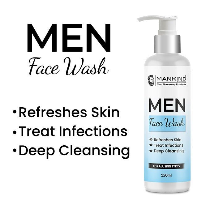 Men Face Wash – Anti – Impurities, Refreshes Skin, Remove Blackheads & Unclog Pores - ChiltanPure