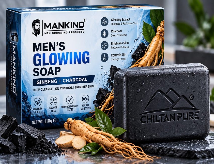 Men Glowing Soap - ChiltanPure