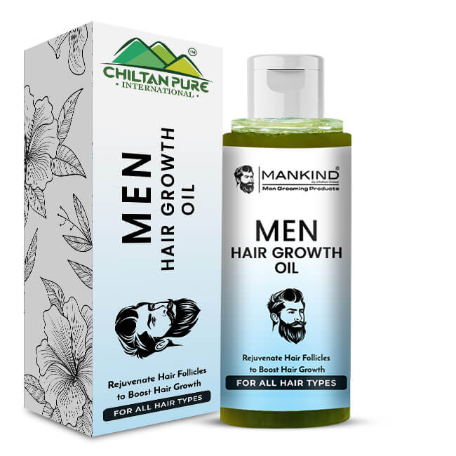 Men Hair Growth Oil – Encourages Scalp Circulation, Repair Hair Damage, Rejuvenate Hair Follicles to Boost Hair Growth,, Doctor's 👨‍⚕️ Recommended - ChiltanPure