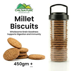 Millet Biscuit Cookies / Made With Organic Desi Butter, Bakery Biscuit - ChiltanPure