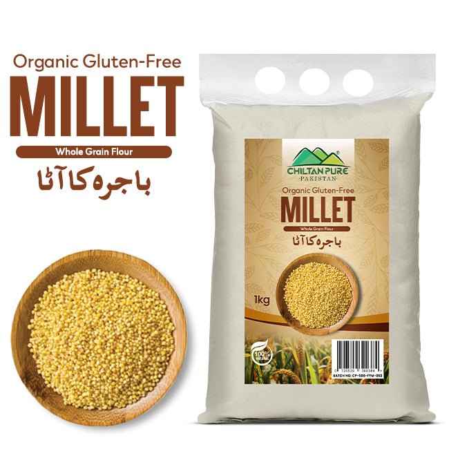 Millet Flour - bajra ka Atta - 1kg - ChiltanPure