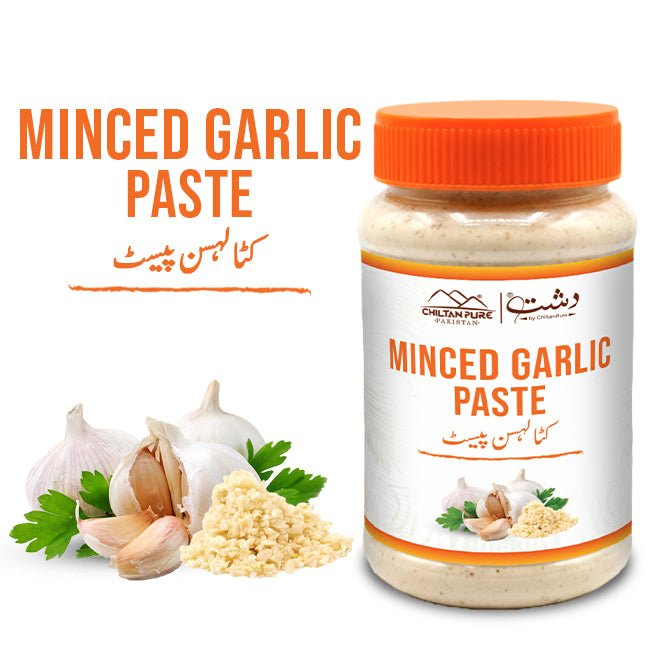 Minced Garlic Paste / کٹا لہسن پیسٹ / Kata Lehsan Paste / 700gm - ChiltanPure