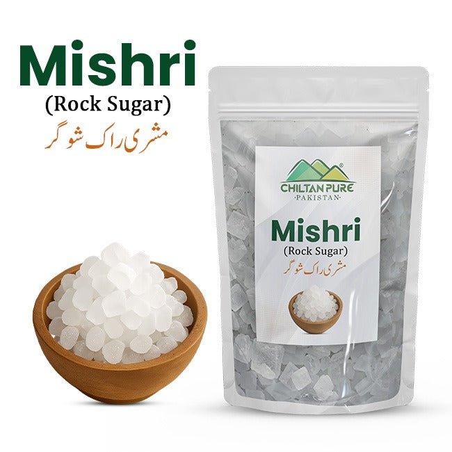 Mishri – Pure & Natural Rock Sugar for Sweetening, Digestion & Energy Boost - ChiltanPure