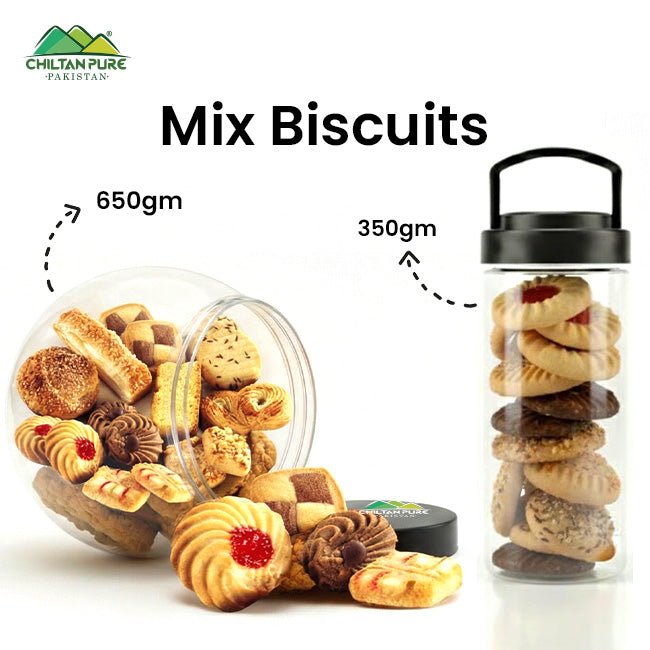 Mix Biscuit Cookies / Made With Organic Desi Butter, Bakery Biscuit - ChiltanPure