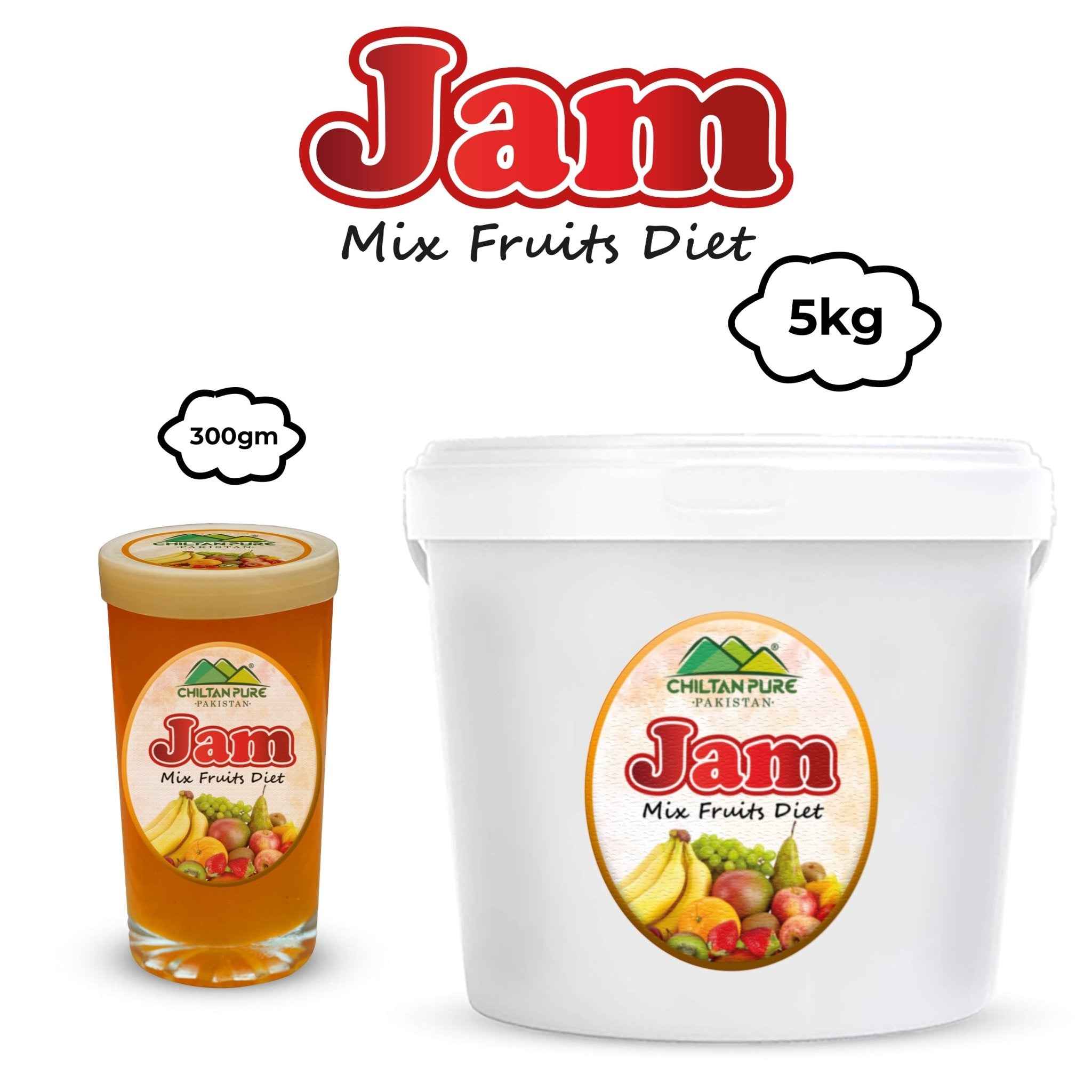Mix Fruits Diet Jam - A healthier way to enjoy fruit jam, guilt - free – a naturally sweet bite - ChiltanPure