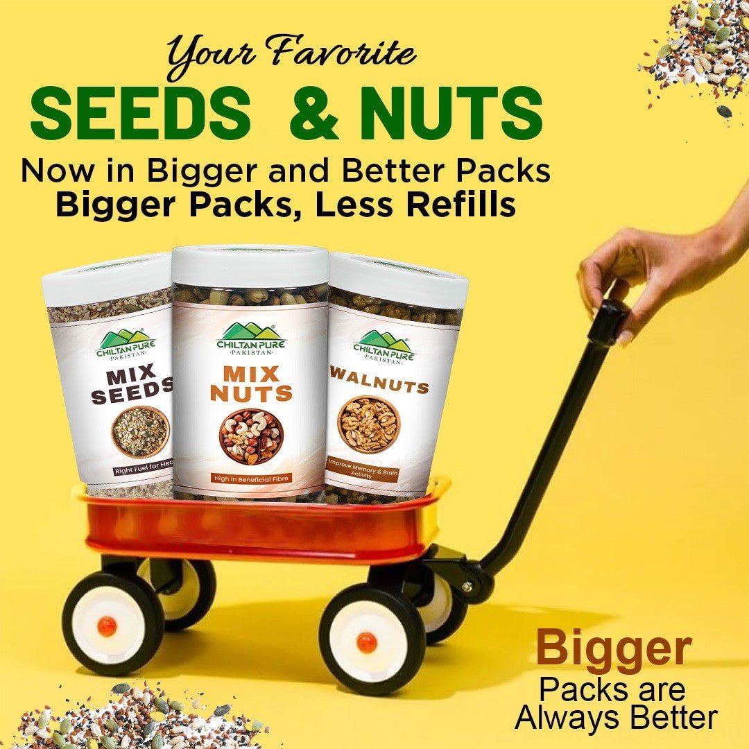Premium Mix Seeds Pumpkin Flax Sesame Sunflower - CHILTAN PURE