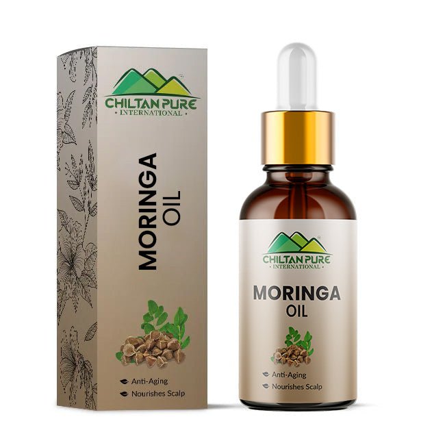 Moringa Oil – Best Anti - Aging Serum & Promotes Keratin Production in Hair - ChiltanPure