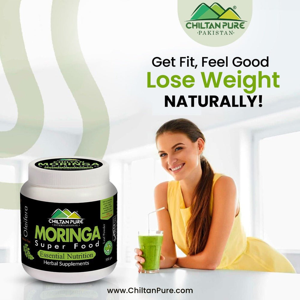 Moringa Powder - An Ancient Herb to Cleanse Your Body and Promote Wellness [ کرشماتی پتوں سے 300 بیماریوں کا علاج - چلتن سہاجنا] - ChiltanPure