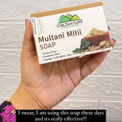 Multani Mitti Soap - Improve complexion, Oil Absorption, Improves Skin