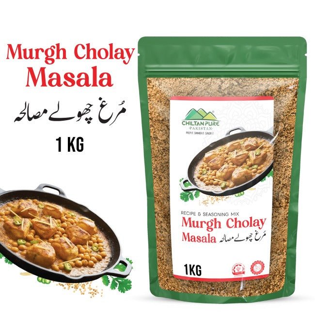 Murgh Cholay Masala 1 KG Institutional Bulk For HORECA Family, Hotels, Restaurants, Catering, Cafes - ChiltanPure