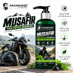 MUSAFIR Hair Detox Shampoo – Bike Rider's Shampoo 260ml - ChiltanPure