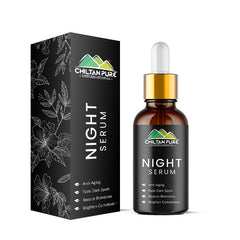 Night Serum 🌙 Boosts Collagen, get Glowing skin, Tackles dryness & Prevents Skin from Sagging 100% Natural & Safe,, 5️⃣ ⭐⭐⭐⭐⭐ RATING - ChiltanPure