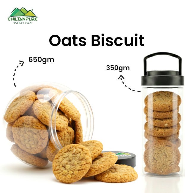 Oats Biscuit Cookies / Made With Organic Desi Butter, Bakery Biscuit. - ChiltanPure