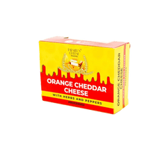 Orange Cheddar with Herbs – Rich, Aromatic & Flavorful Cheese - ChiltanPure