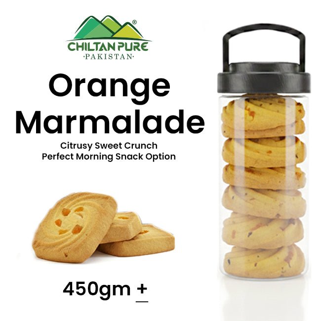 Orange Marmalade Biscuit Cookies / Made With Organic Desi Butter, Bakery Biscuit - ChiltanPure