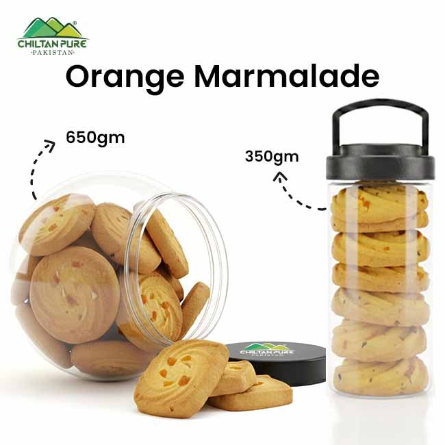 Orange Marmalade Biscuit Cookies / Made With Organic Desi Butter, Bakery Biscuit - ChiltanPure
