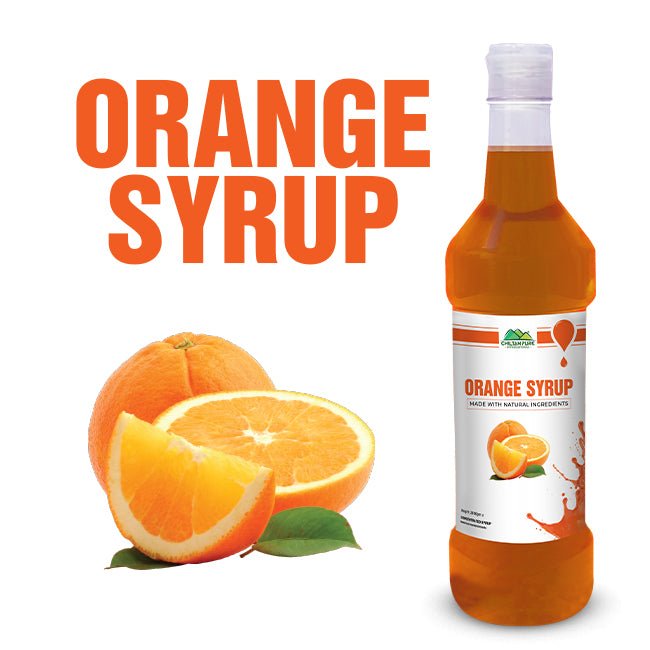 Orange Syrup / Sharbet - A Zesty and Sweet Drink for Flavorful Creations - ChiltanPure