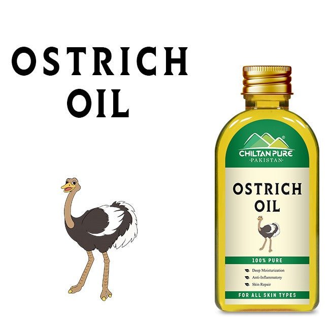 Ostrich / Ostrich Oil / شترمرغ کا تیل / Gross Weight 140ml - ChiltanPure