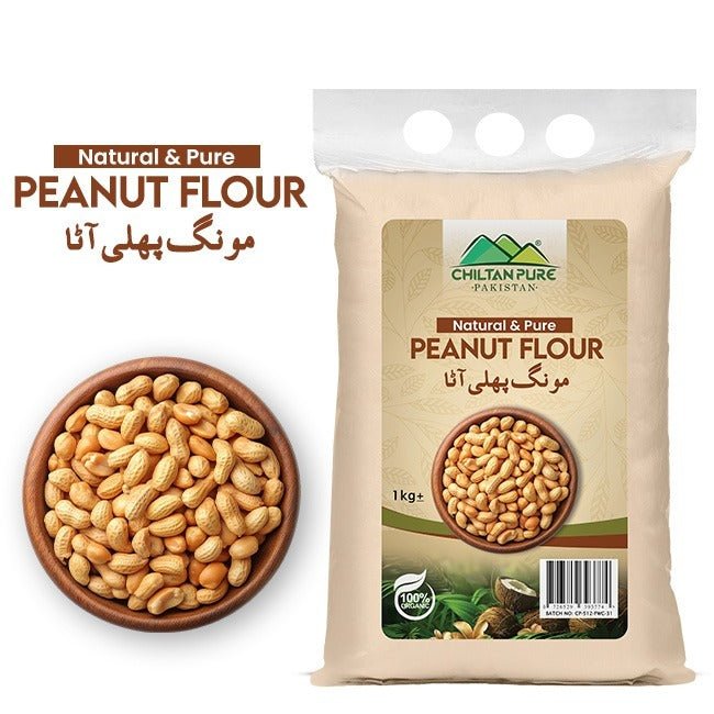 Peanut Flour / مونگ پھلی کا آٹا / Peanut protein powder 100% Organic - ChiltanPure