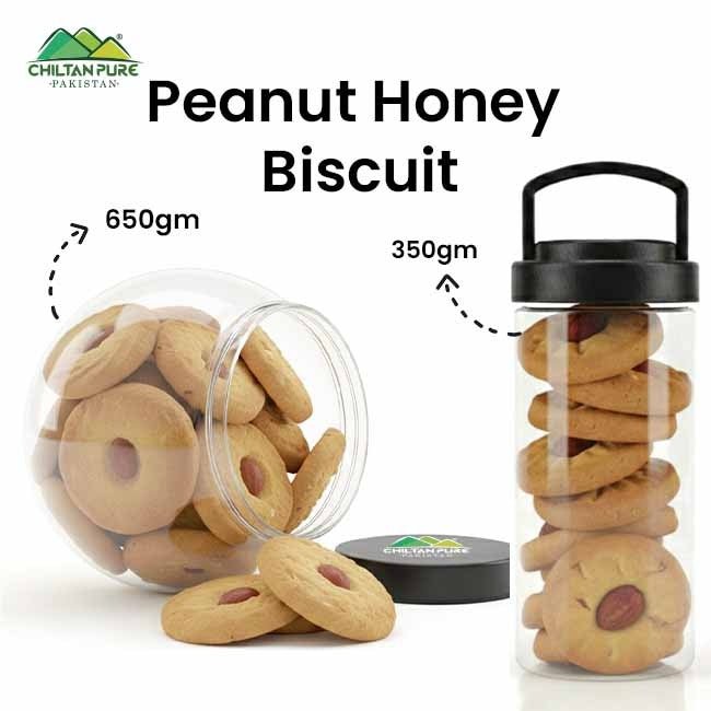 Peanut Honey Biscuit Cookies / Made With Organic Desi Butter, Bakery Biscuit - ChiltanPure