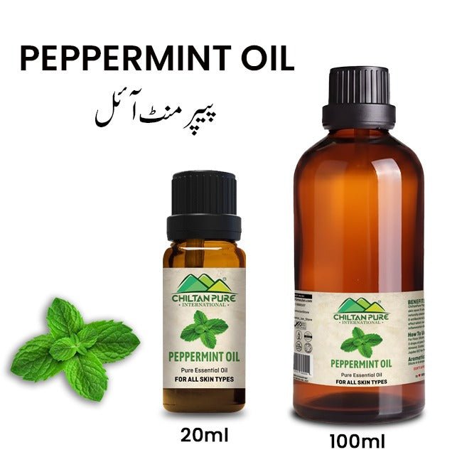 Peppermint Essential Oil - Enriched With Anti - Oxidants, Anti - Microbial Refreshing Properties [پودینہ] - ChiltanPure