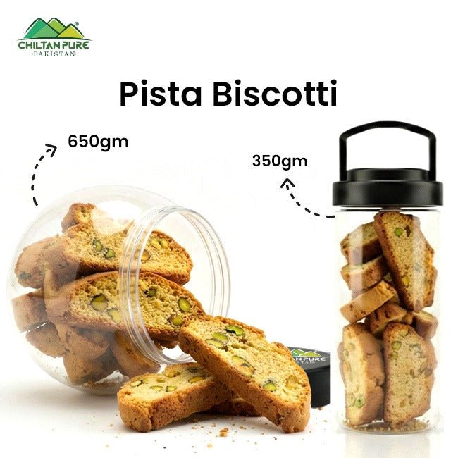 Pista Biscotti Cookies / Made With Organic Desi Butter, Bakery Biscuit - ChiltanPure