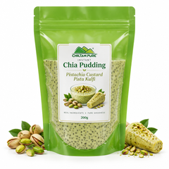 CHILTAN PURE Instant Chia Pudding Pistachio Custard Pista Kulfi 200g