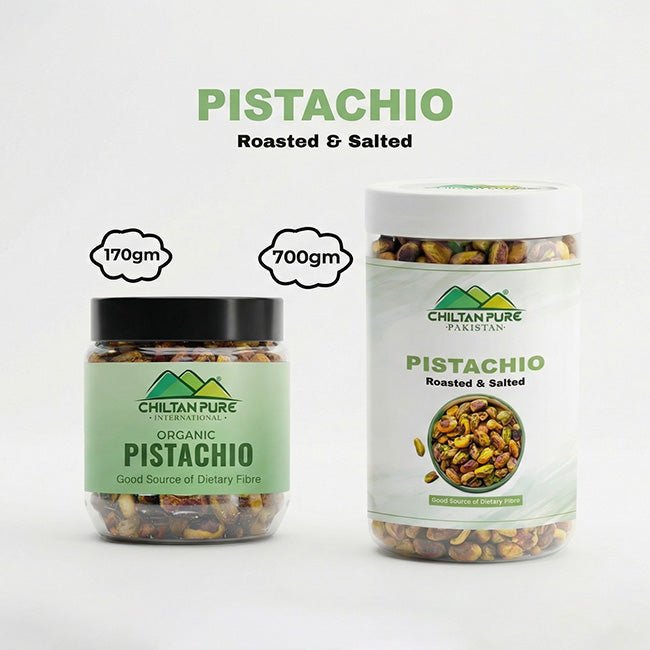 Pistachio Nuts - A Perfect Blend of Crunch, Protein, and Nutrition (Roasted & Salted) - ChiltanPure