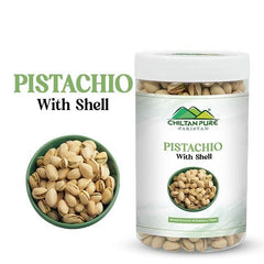 Pistachio With Shell / چھلکے کے ساتھ پستہ / Chilke ke sath Pista / Gross Weight 500gm± - ChiltanPure