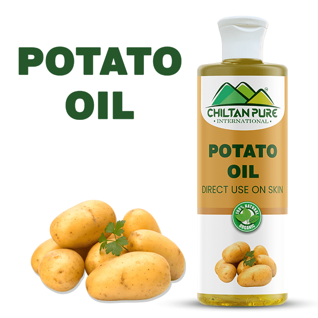 Potato Oil – Rich in Vitamin C, diminishes puffiness, Reduces hyperpigmentation 100% pure organic [Infused] - ChiltanPure