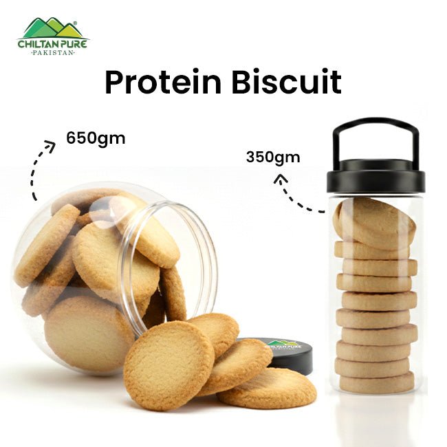 Protein Biscuit Cookies / Made With Organic Desi Butter, Bakery Biscuit - ChiltanPure