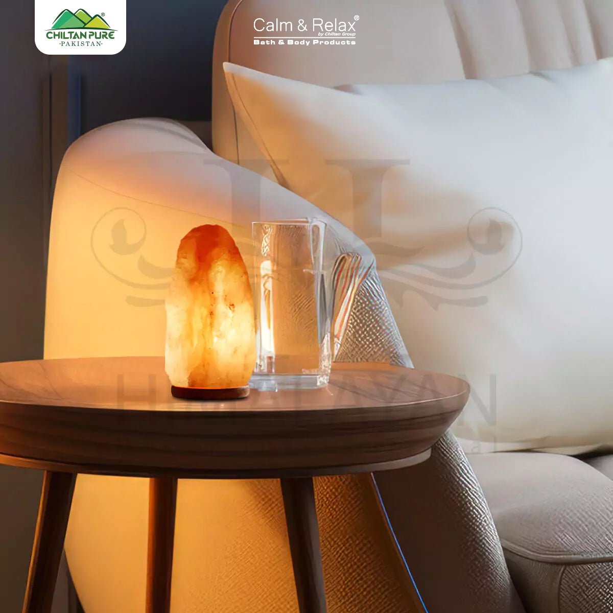 Pure Himalayan Natural Hand Carved Salt Lamp (Small Size) - ChiltanPure